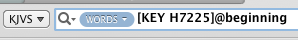 Refining a Key Number search by looking for a specific definition