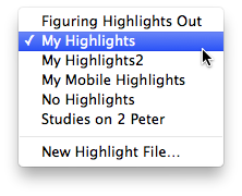 Viewing multiple Highlight files